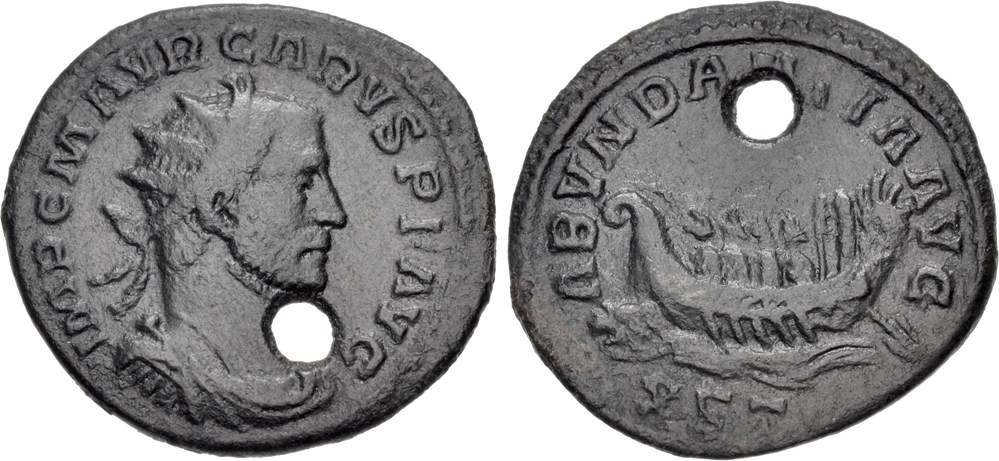 049: Carus Double Antoninianus coins ancient 049 carus double antoninianus