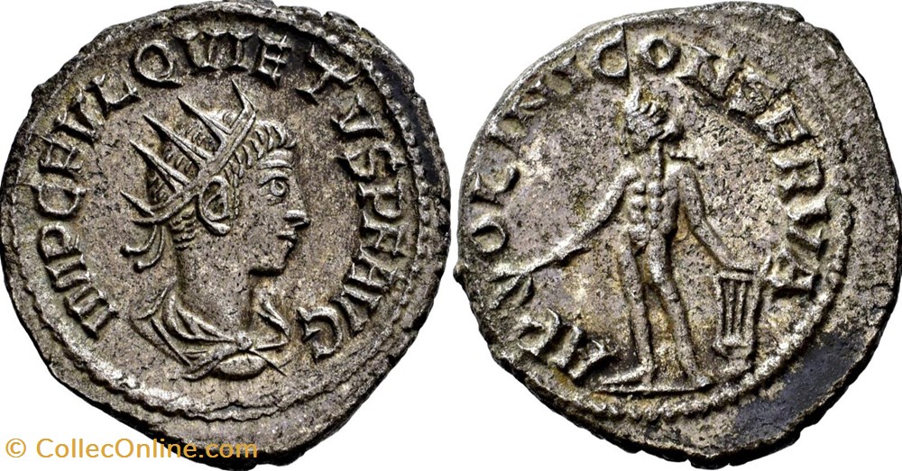 009: Quietus Antoninianus coins 009 quietus antoninianus