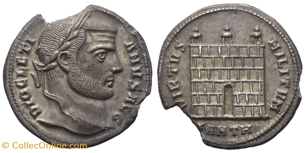 coins ancient to 035 diocletian argenteus