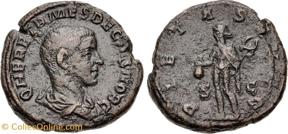 026: Herennius Etruscus as Caesar As coins 026 herennius etruscus as caesar as
