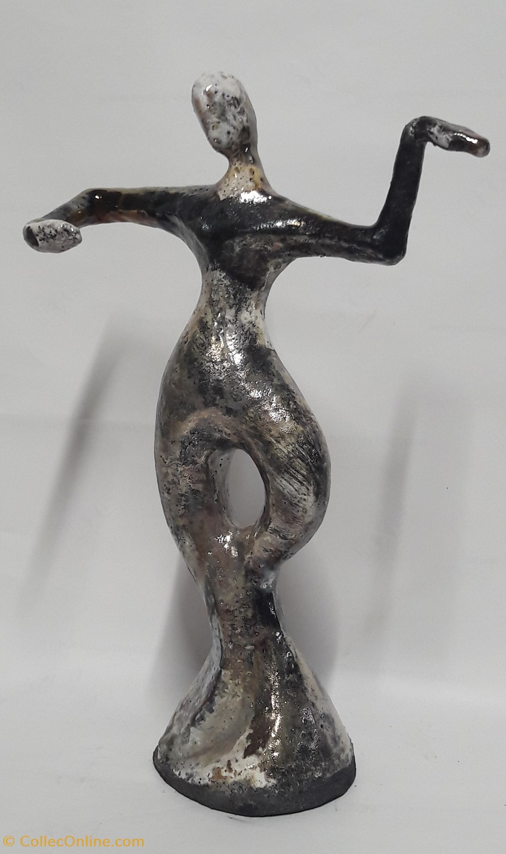 art antiquites sculptures raku danse exotique