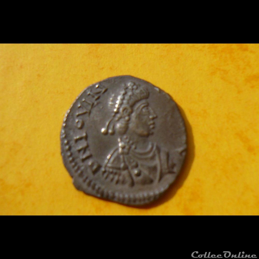 Jovin, silique frappée à Lyon. monnaie antique av jc romaine imperiale jovin silique frappee a lyon