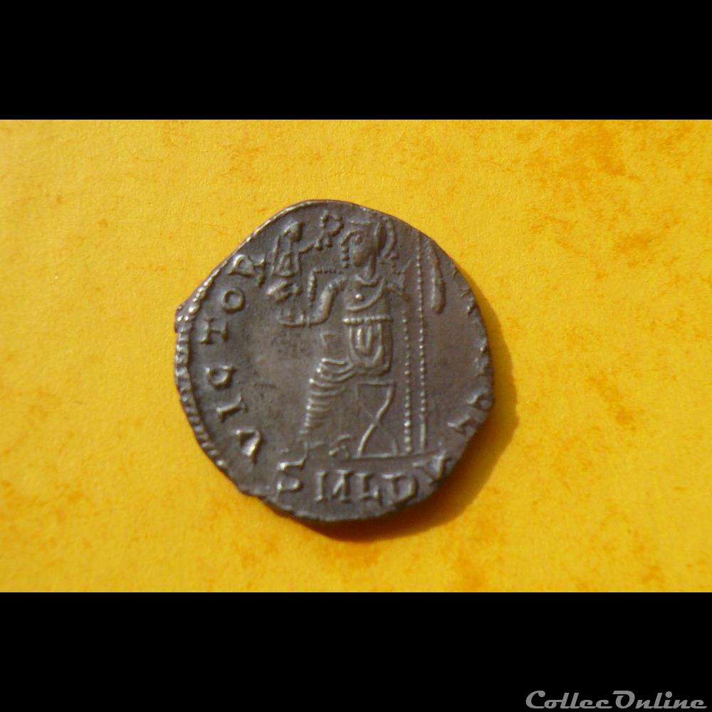 Jovin, silique frappée à Lyon. monnaie antique av jc romaine imperiale jovin silique frappee a lyon