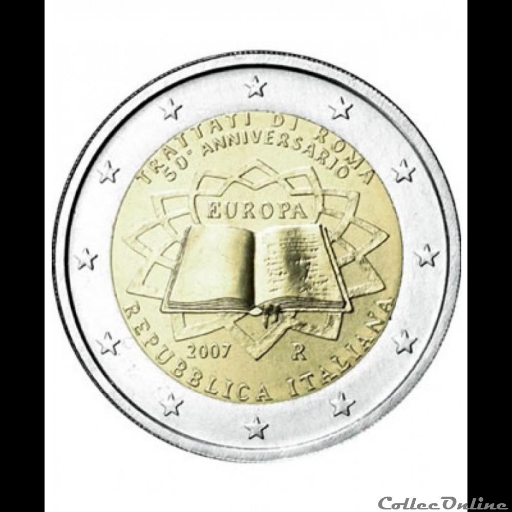 traité de rome 50 ans monnaie euro italie traite de rome 50 ans