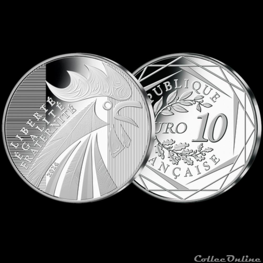 10 euros coq 2014 monnaie france moderne 10 euros coq 2014