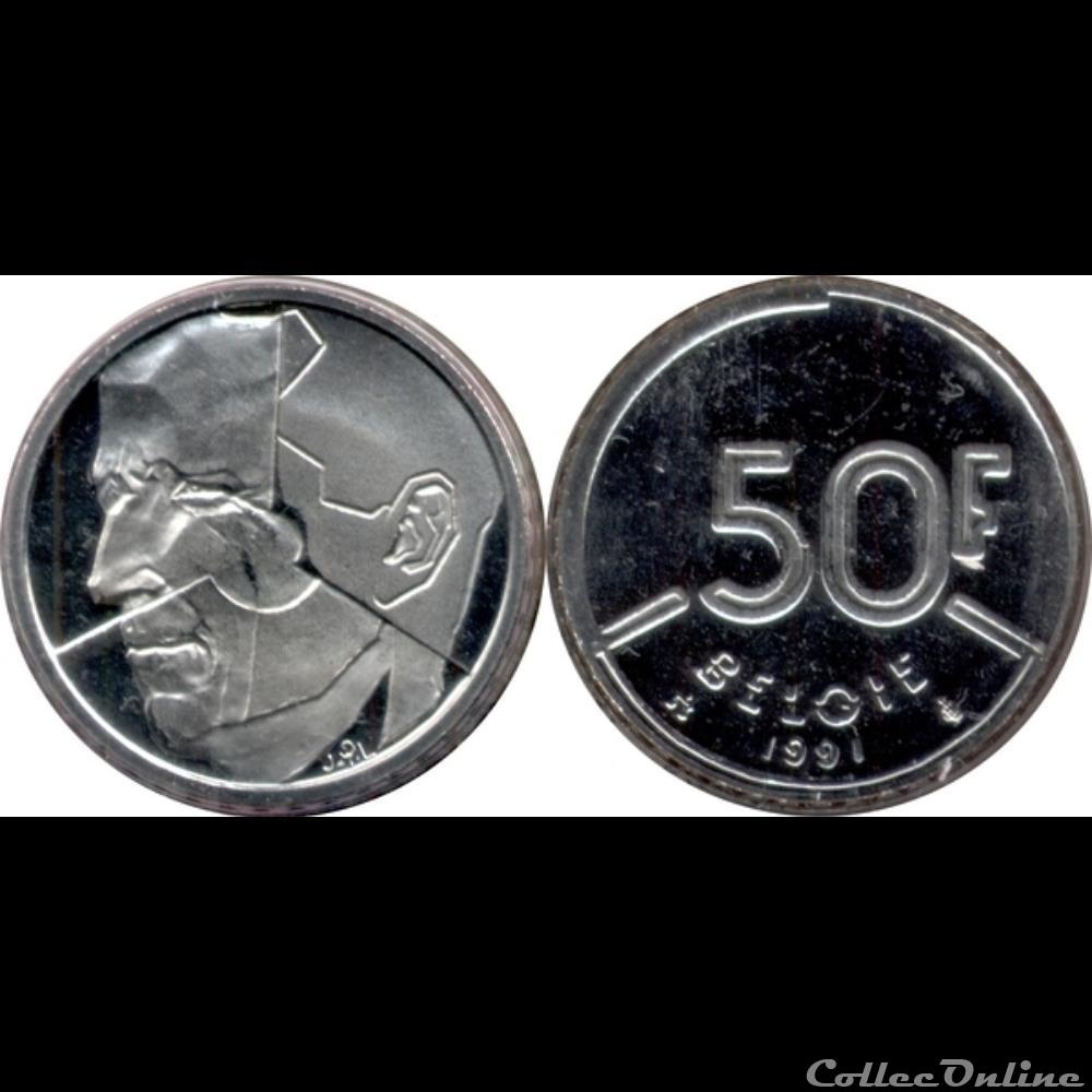 50 francs belge 1992 monnaie monde belgique 50 francs belge 1992