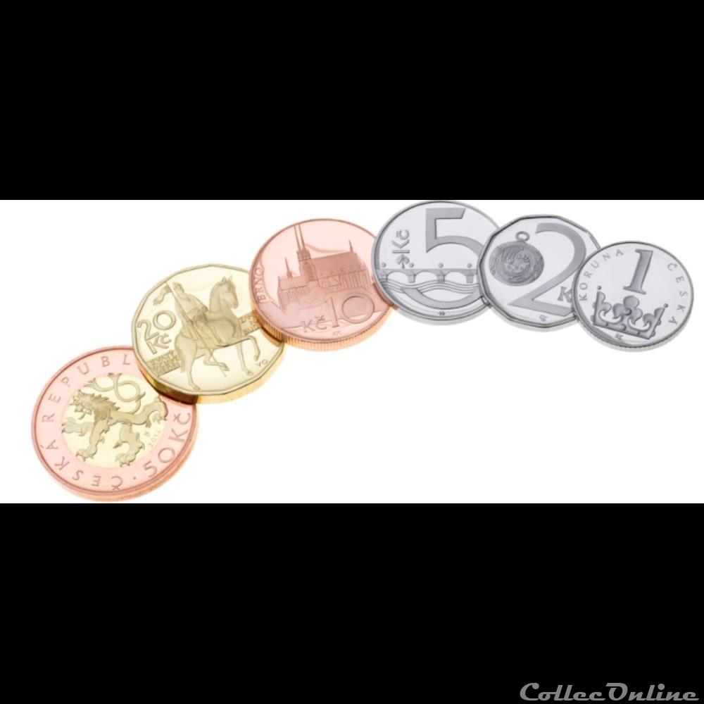 collection complete monnaie monde republique tcheque collection complete