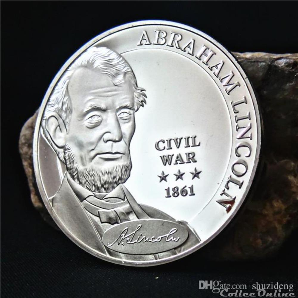 abraham lincoln 1861 monnaie monde etat uni abraham lincoln 1861