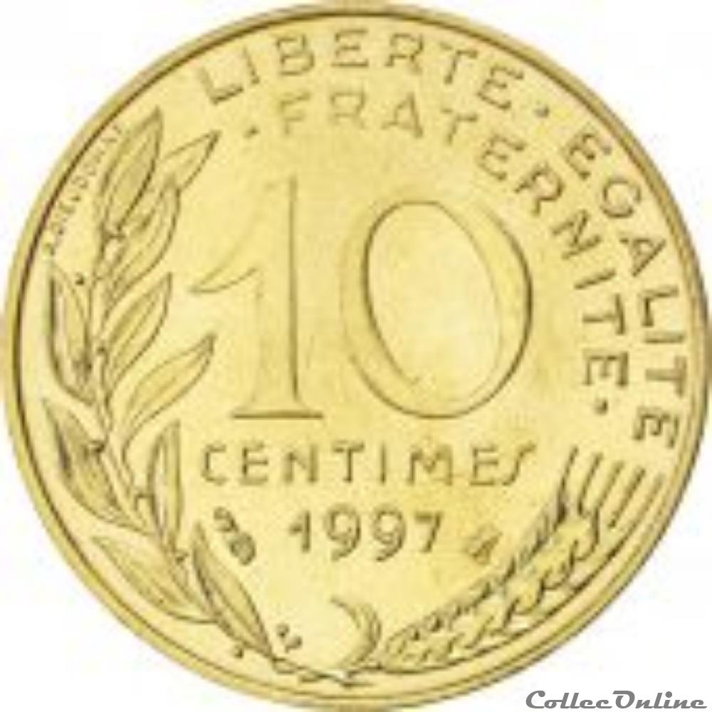 valeur piece de monnaie 10 centimes 1979