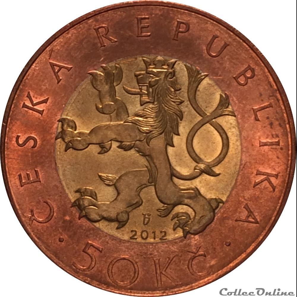 50 KC république tcheque monnaie monde 50 kc republique tcheque