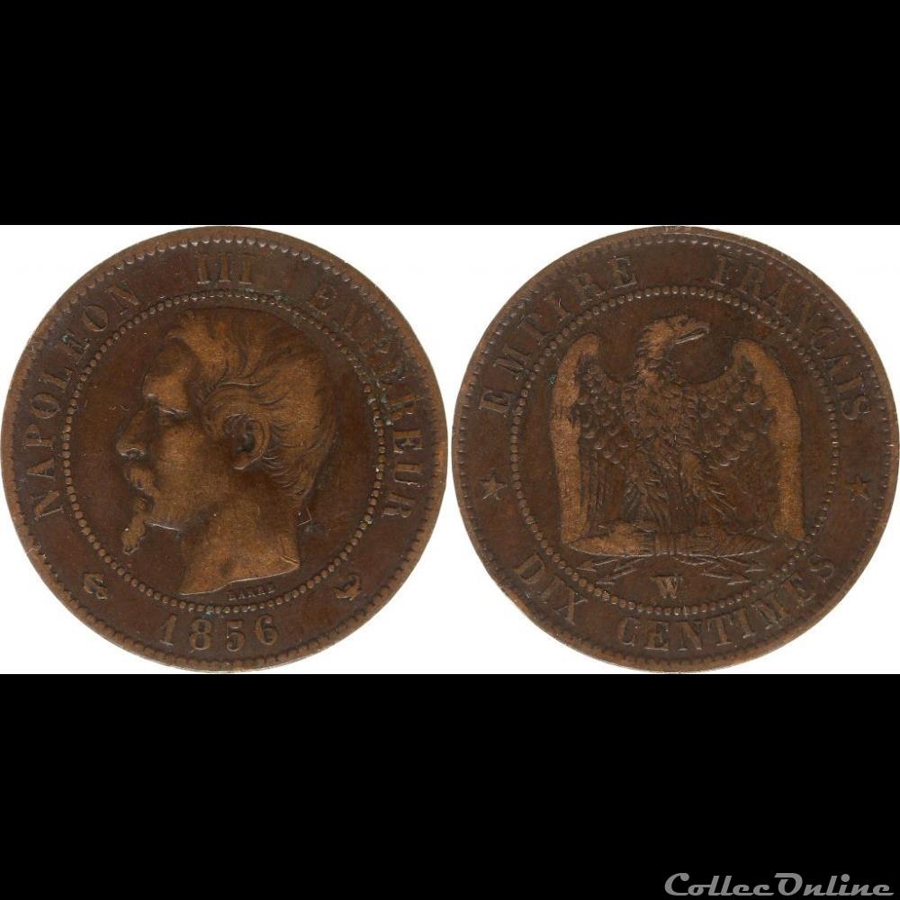 10 centimes napoléon III 1856 monnaie france moderne 10 centimes napoleon iii 1856