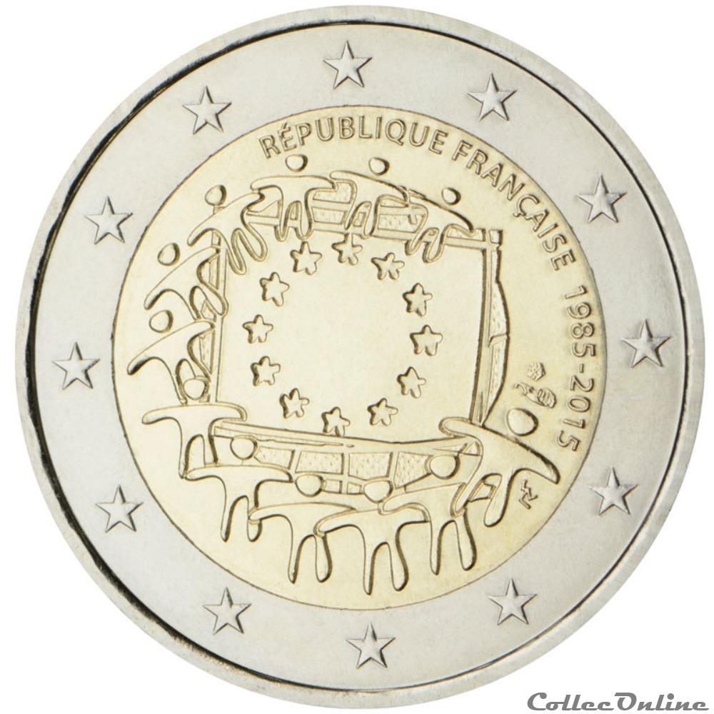 commemoration 1985-2015 monnaie euro france commemoration 1985 2015