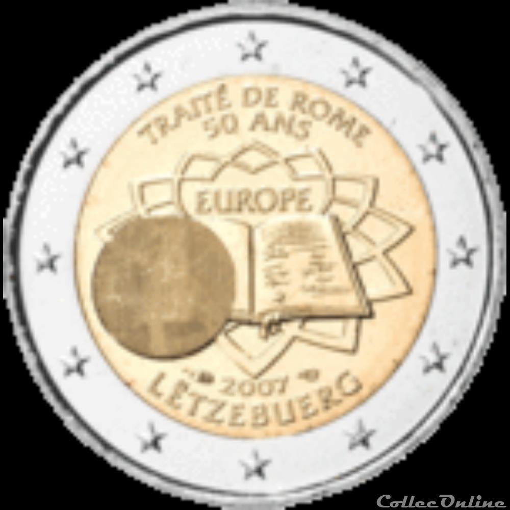 monnaie euro luxembourg traite de rome 50 ans