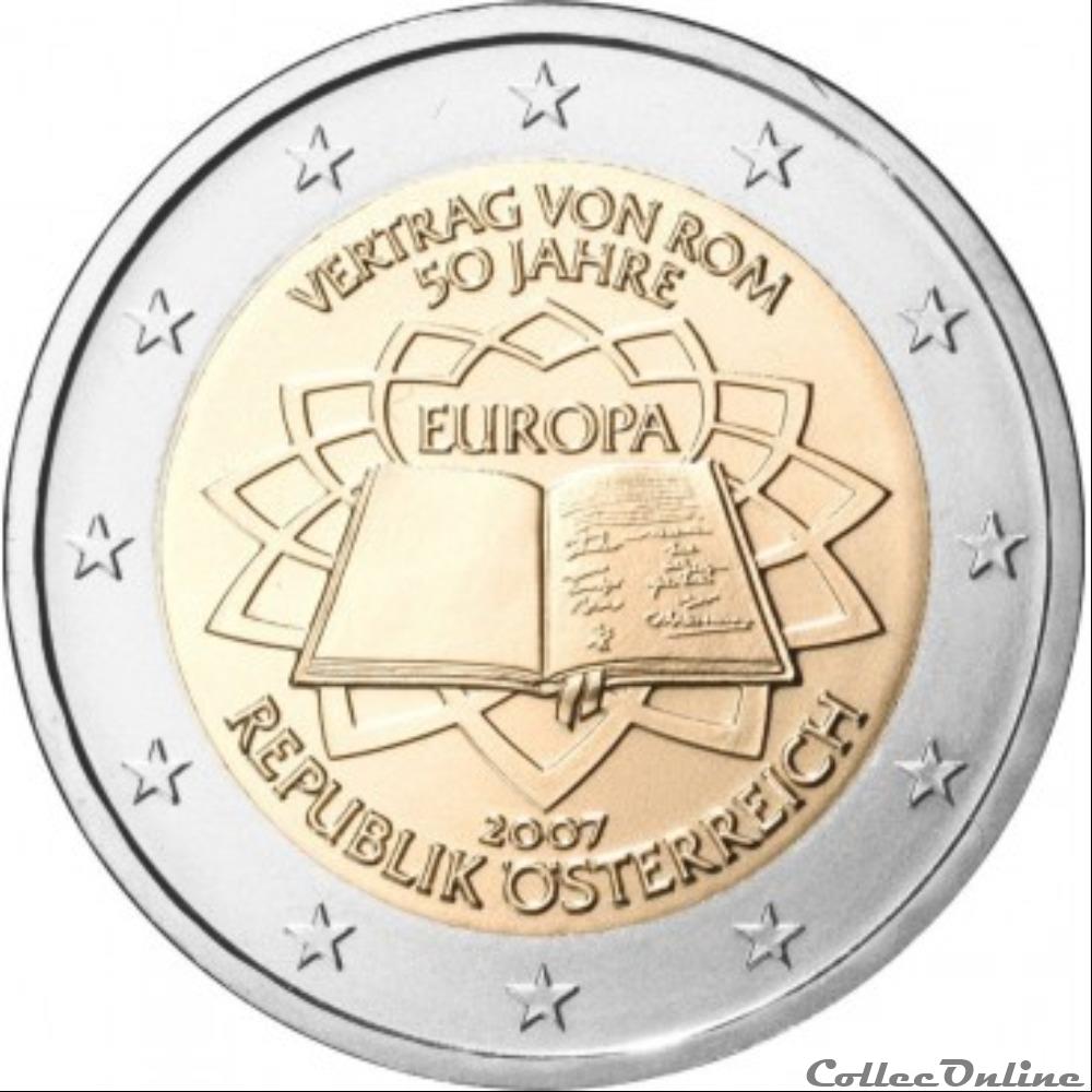 traité de rome 50 ans monnaie euro autriche traite de rome 50 ans