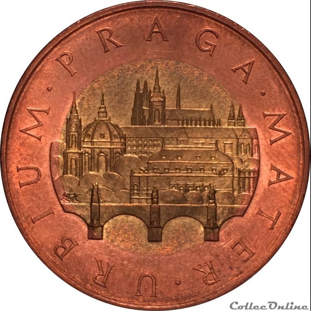 50 KC république tcheque monnaie monde 50 kc republique tcheque