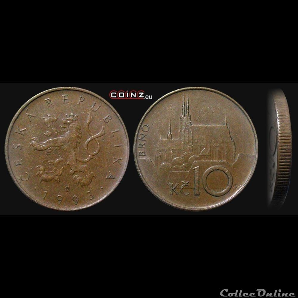 10 KC république tchèque monnaie monde 10 kc republique tcheque