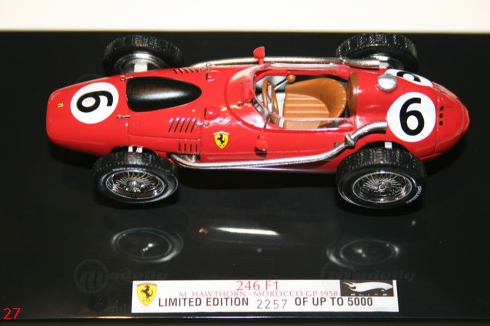 modele reduit voiture ferrari 246 f1 dino n 6 gp du maroc