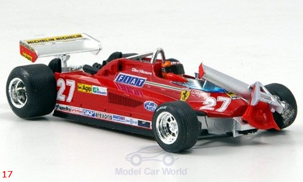 126 CK TURBO N°27 GP DE MONTREAL modele reduit voiture ferrari 126 ck turbo n 27 gp de montreal