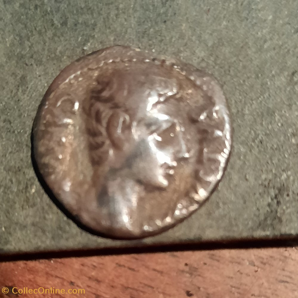 Auguste A/ Tete nue a d R/Couronne de chene -19 D 18.9 P 3.60g RCV 1625 C 208 RIC 77a monnaie antique av jc ap romaine republicaine imperiale auguste a tete nue a d r couronne de chene 19 d 18 9 p 3 60g rcv 1625 c 208 ric 77a