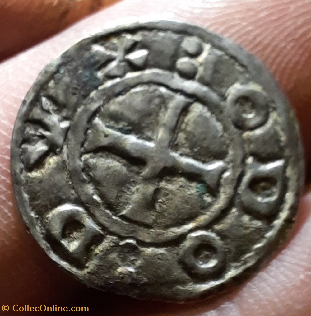 Eudes l ancien Chateauroux , monnaies europe medievale france feodales eudes l ancien chateauroux