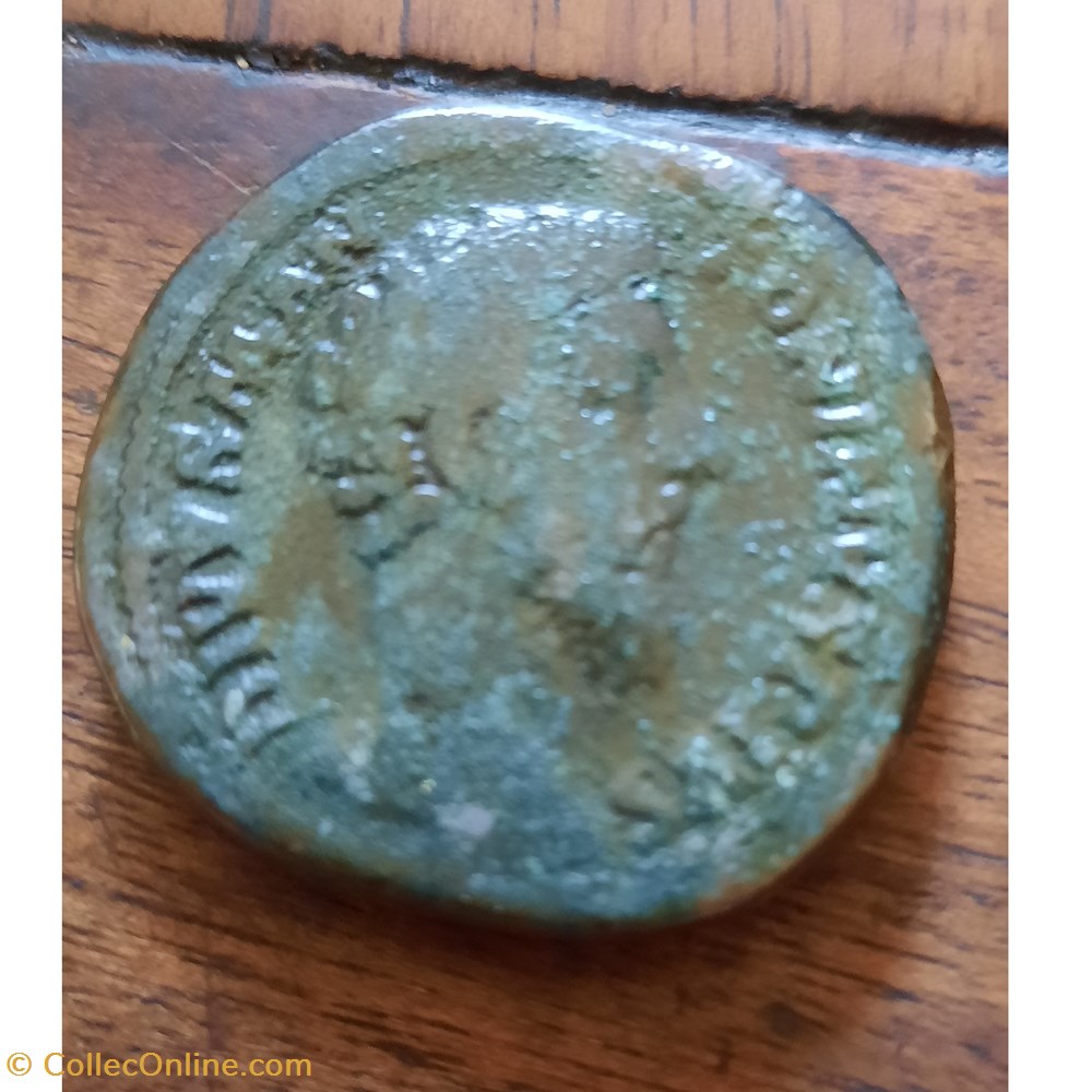 Marc Aurele A/Tete nue a d R/Char tire par 4 elephants D32.8 P 31.39g RCV 5985 C 95 RIC 661 monnaie antique av jc ap romaine republicaine imperiale marc aurele a tete nue a d r char tire par 4 elephants d32 8 p 31 39g rcv 5985 c 95 ric 661