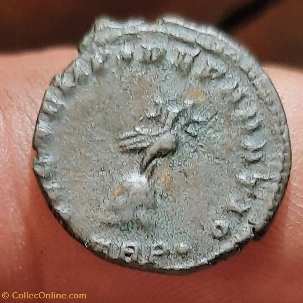 Constans A/Buste laure a d R/ Phenix sur globe +348+350 D18 P2.78g C22 RIC228 RCV18708 monnaies antiquite av jc ap romaines republicaines imperiales constans a buste laure a d r phenix sur globe 348 350 d18 p2 78g c22 ric228 rcv18708