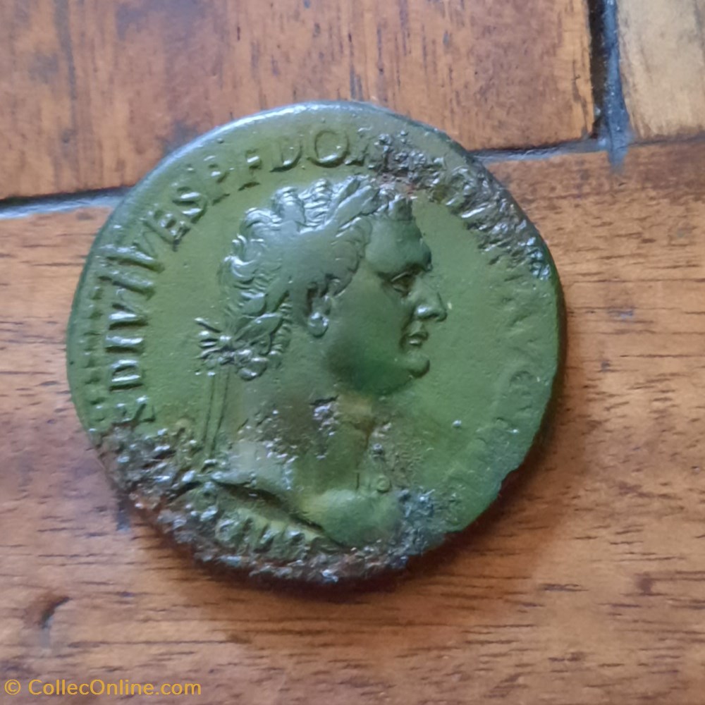 Domitien A/Tete lauree a d R/Minerve debout a g D33 P 19.47g RCV2780 C 581 RIC 240a monnaie antique av jc ap romaine republicaine imperiale domitien a tete lauree a d r minerve debout a g d33 p 19 47g rcv2780 c 581 ric 240a