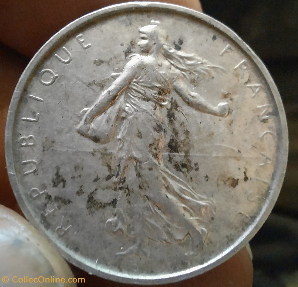 Cinquieme Republique 5 francs Semeuse monnaies monde france cinquieme republique 5 francs semeuse