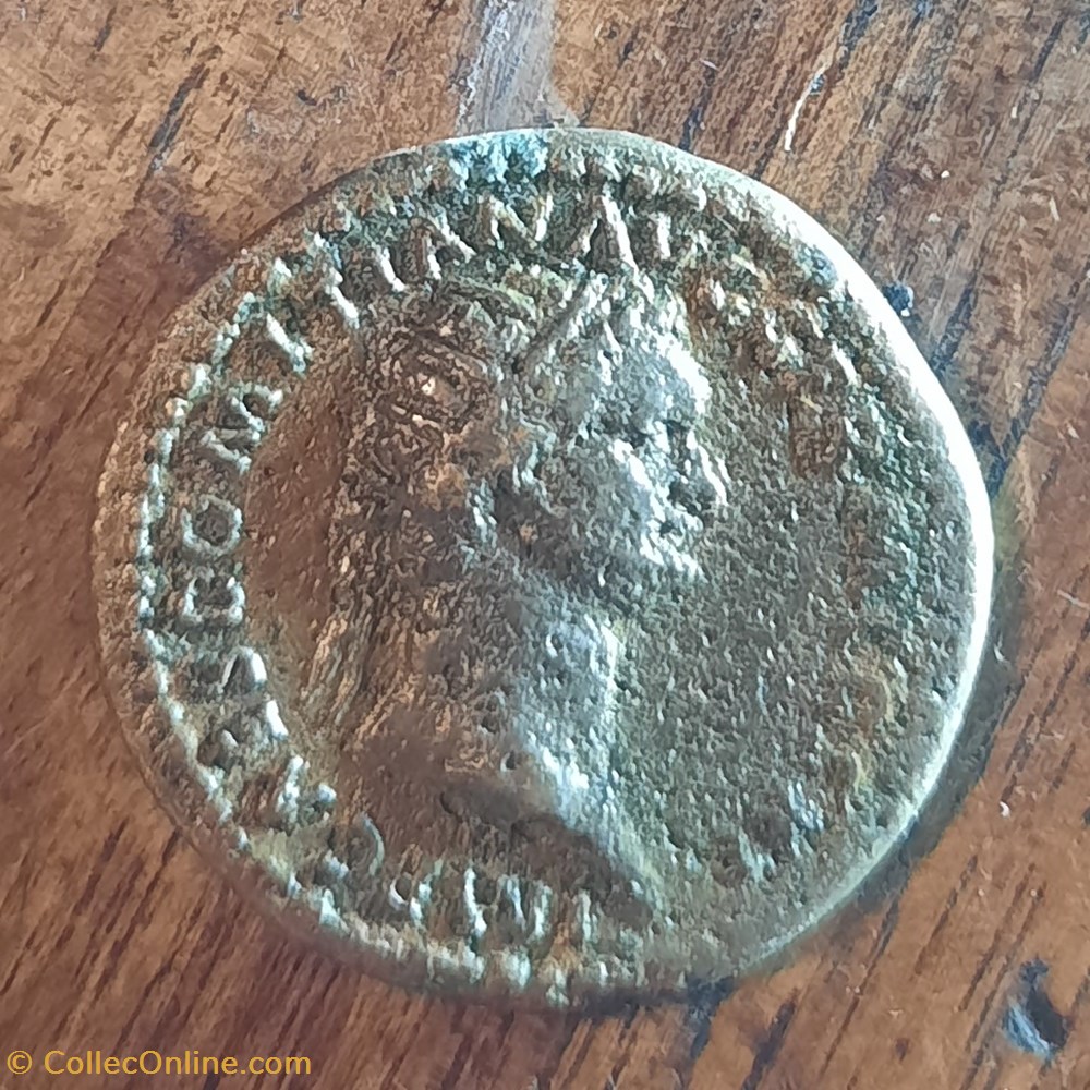 Domitien A/Tete radiee a d R/La Fortune debout a g D 28.7 P11.95g C120 RIC 264 monnaie antique av jc ap romaine republicaine imperiale domitien a tete radiee a d r la fortune debout a g d 28 7 p11 95g c120 ric 264