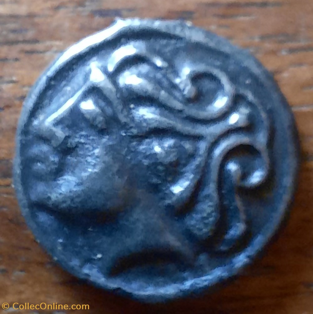 Durocasses region de Dreux 3 monnaies antiques celtes durocasses region de dreux