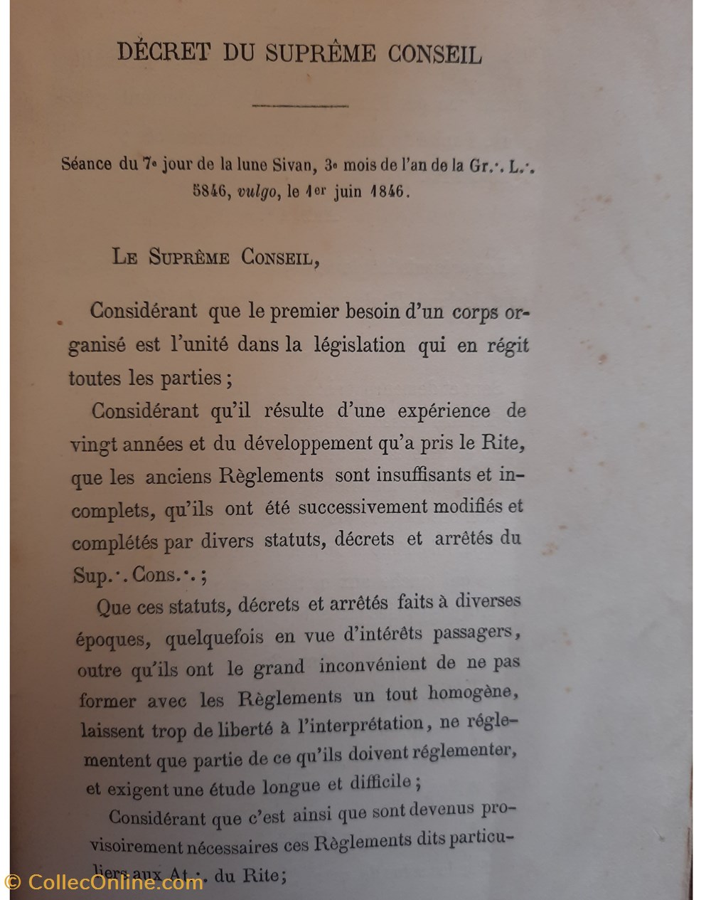 Reglements generaux de la Franc Maconnerie Ecossaise 3 livres bd revues reglements generaux de la franc maconnerie ecossaise