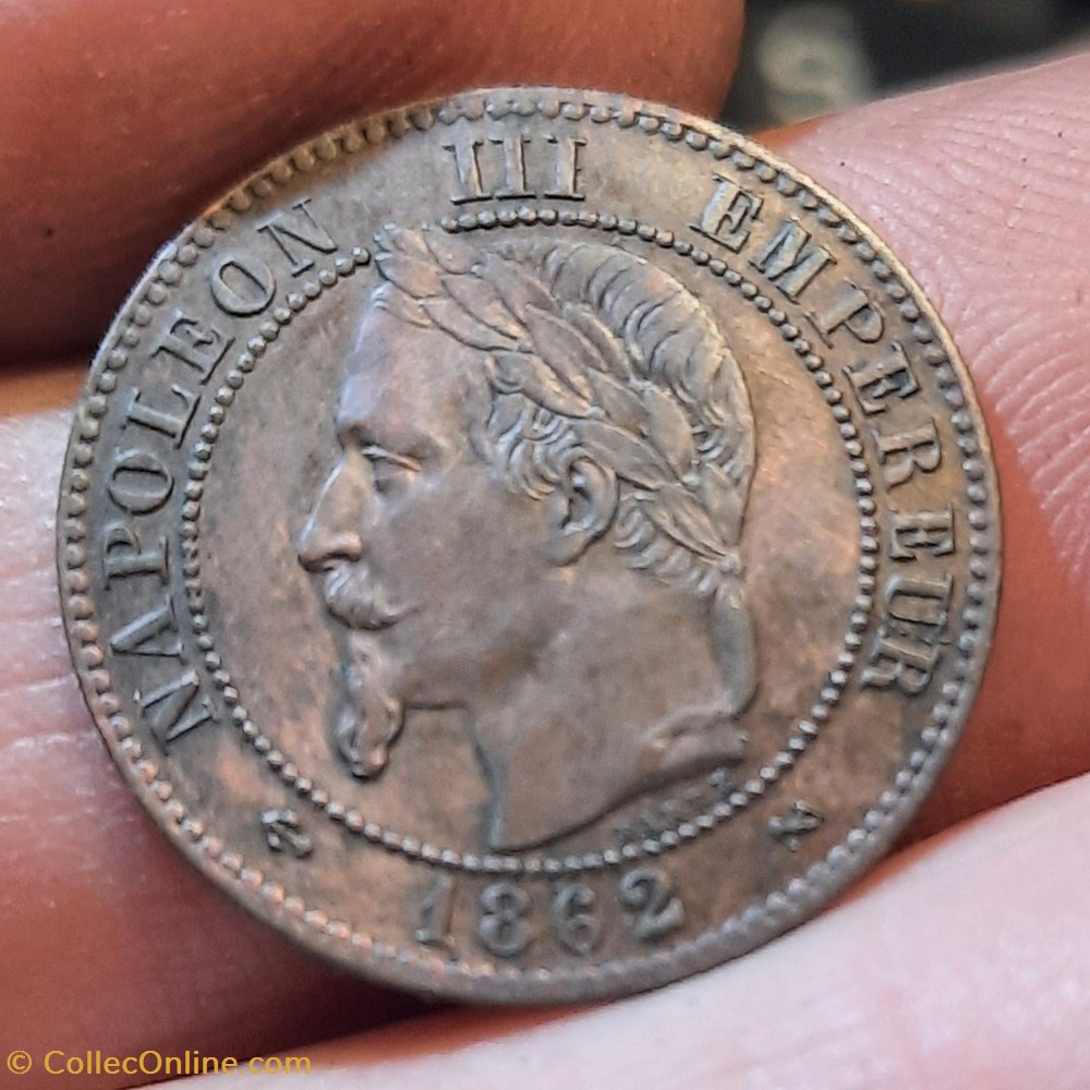Napoleon 3 A/Tete nue a g R / Aigle D20.1 P1.93g F 108A/7 monnaies france modernes napoleon 3 a tete nue a g r aigle d20 1 p1 93g f 108a 7
