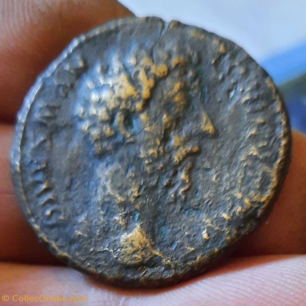 Marc Aurele A / Tete nue a d R /Aigle s envolant a d D32.8 P19.88g C94 RIC660 RCV5984 monnaies antiquite av jc ap romaines republicaines imperiales marc aurele a tete nue a d r aigle s envolant a d d32 8 p19 88g c94 ric660 rcv5984