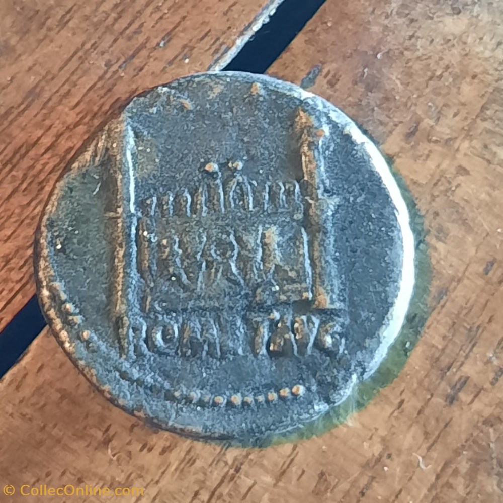 Tibere A/Tete lauree a d R/Autel de Lyon +12+14 D 24.8 P 10.15g RCV1756 RIC 245 monnaie antique av jc ap romaine republicaine imperiale tibere a tete lauree a d r autel de lyon 12 14 d 24 8 p 10 15g rcv1756 ric 245