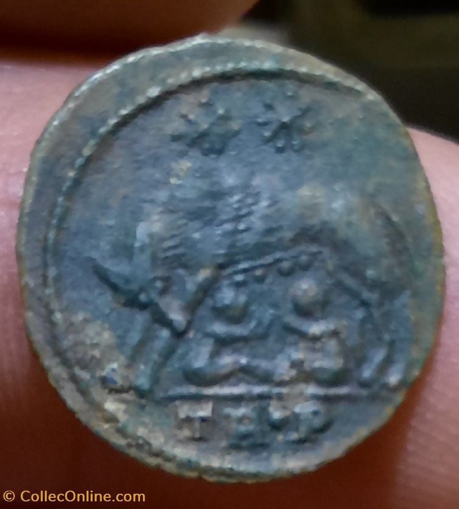 monnaies antiquite av jc ap romaines republicaines imperiales rome a buste casque de rome r luve 332 333 d16 3 p1 94g c18 ric542
