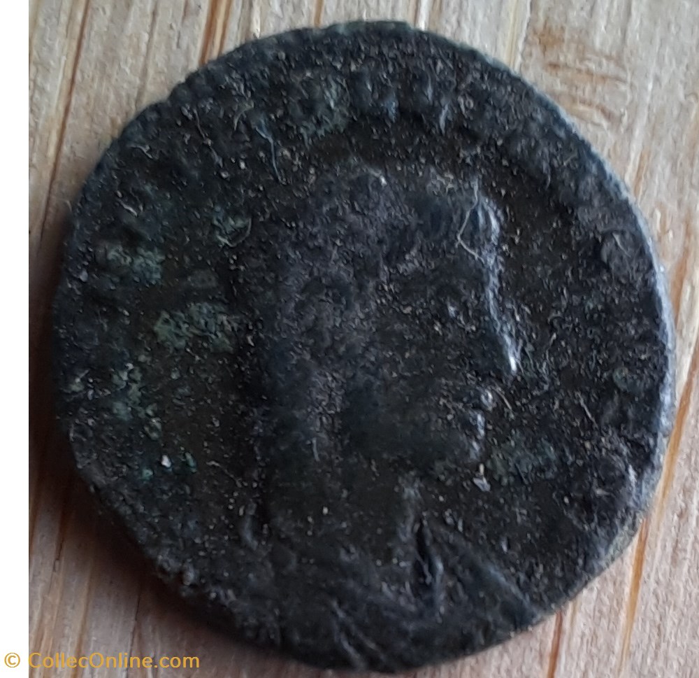 Hannibalien A/ Tete nue a d R/ Euphrate couche a d D 16 P 1.17g rcv 16905 ric 147 c2 monnaie antiquite av jc ap romaine republicaine imperiale hannibalien a tete nue a d r euphrate couche a d d 16 p 1 17g rcv 16905 ric 147 c2