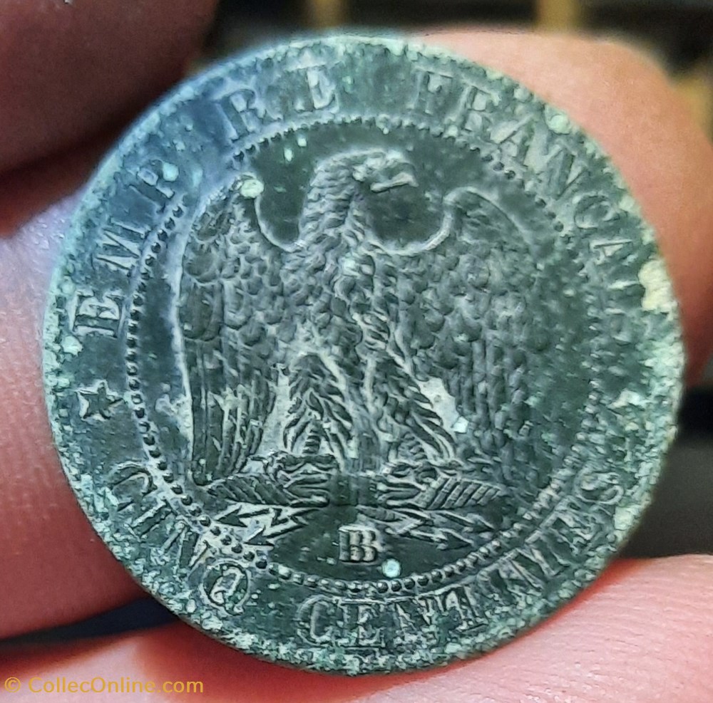 Napoleon 3 A/Tete nue a g R/ Aigle D25 P4.34g F117/3 monnaies france modernes napoleon 3 a tete nue a g r aigle d25 p4 34g f117 3