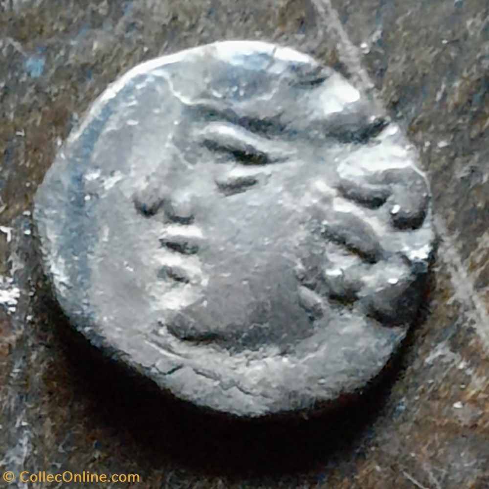 Marseille A/Tete Apollon a gauche R/ Incus -90 D9 P 0.53 MHM58 var monnaie antique av jc gauloise marseille a tete apollon a gauche r incus 90 d9 p 0 53 mhm58 var