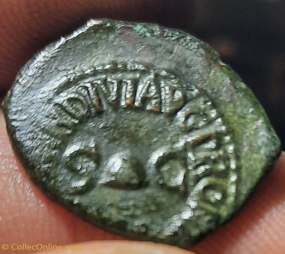 monnaies antiquite av jc ap romaines republicaines imperiales caligula a bonnet de liberte r taxe du deux centieme d18 5 p3 17 g c8 rcv 1804
