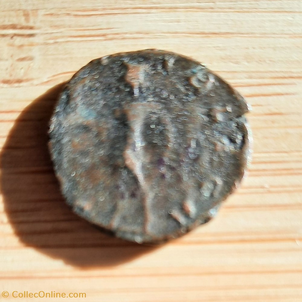 Tetricvs 2 A/Tete radiee a d R/ L Esperance debout a g +272+273 D 17.7 P 3.32g RIC270 C 88 RCV11292 monnaie antique av jc ap romaine republicaine imperiale tetricvs 2 a tete radiee a d r l esperance debout a g 272 273 d 17 7 p 3 32g ric270 c 88 rcv11292