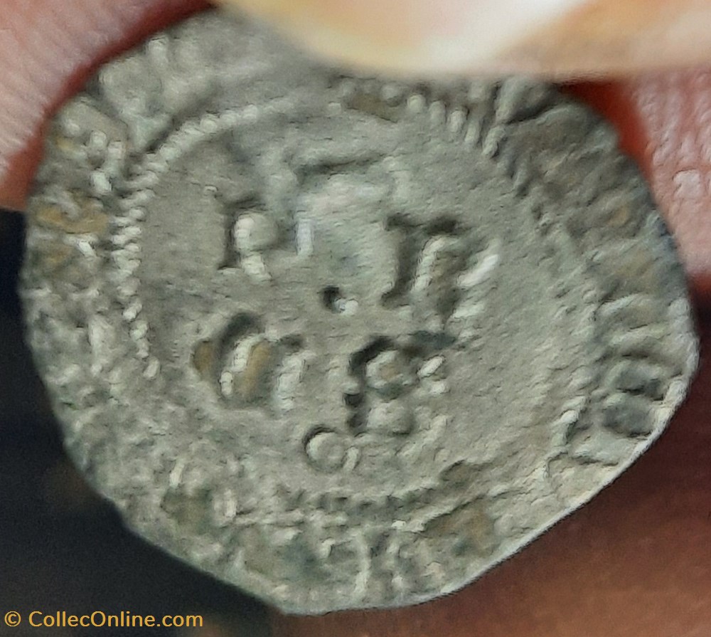 Eustache de Levis A/ PROS R/Croix avec aigle et mitre dans canton D18 P0.77g PA4117 monnaies france feodales eustache de levis a pros r croix avec aigle et mitre dans canton d18 p0 77g pa4117