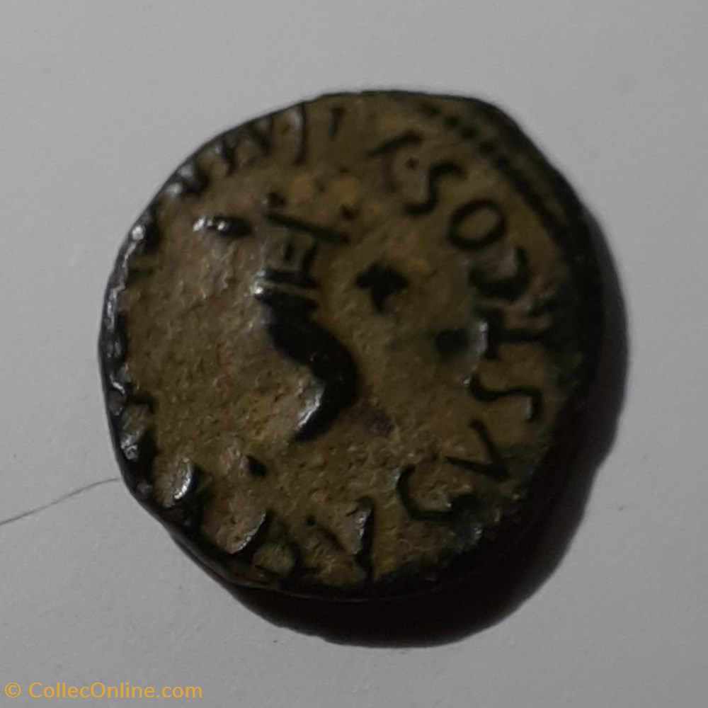 Cavaillon A/ Tete de Tyche a d R / Corne d abondance -23-6 D12 P1.24 LT2256 Feugere AVI 2556 monnaie antique jc ap gauloise cavaillon a tete de tyche a d r corne d abondance 23 6 d12 p1 24 lt2256 feugere avi 2556
