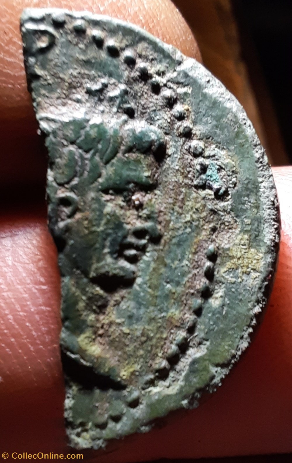 Nimes demi dupondius A/TeteAuguste a d R/Crocodle -9-3 D26.4 P5.87g monnaies antiquite av jc ap romaines provinciales nimes demi dupondius a teteauguste a d r crocodle 9 3 d26 4 p5 87g