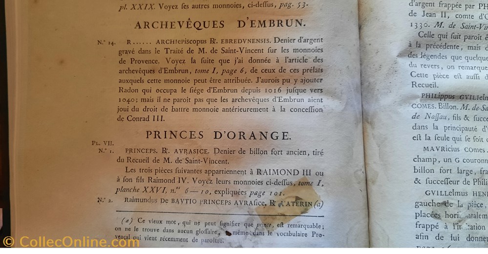 livres bd revues monnoies des prelats et baron de france 1790 par pierre ancher tobiesen duby