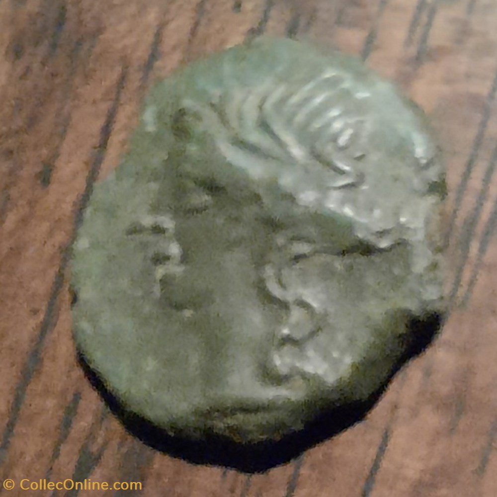 A/Tete d Apollon a g R/Taureau passant a d -80-50 D14.2 P1.40G Feugere pbm 67x monnaie antique av jc a tete d apollon a g r taureau passant a d 80 50 d14 2 p1 40g feugere pbm 67x