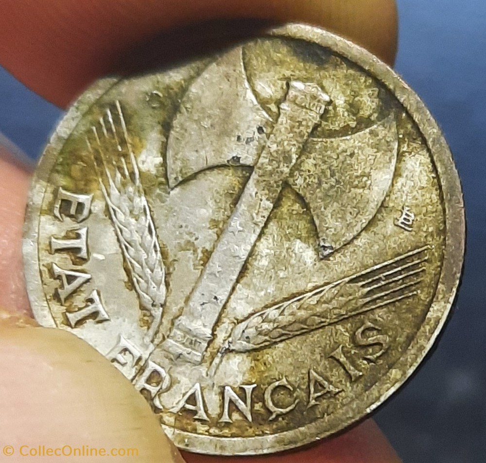 France 1 franc 1944 4 monnaies monde france 1 franc 1944