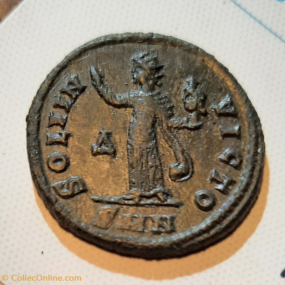 Licinius 1°A/ Tete lauree a d R/ Serapis debout a g +311+313 D22.2 P 4.74g RIC NON LISTEE avec delta monnaie antique jc romaine republicaine imperiale licinius 1 a tete lauree a d r serapis debout a g 311 313 d22 2 p 4 74g ric non listee avec delta