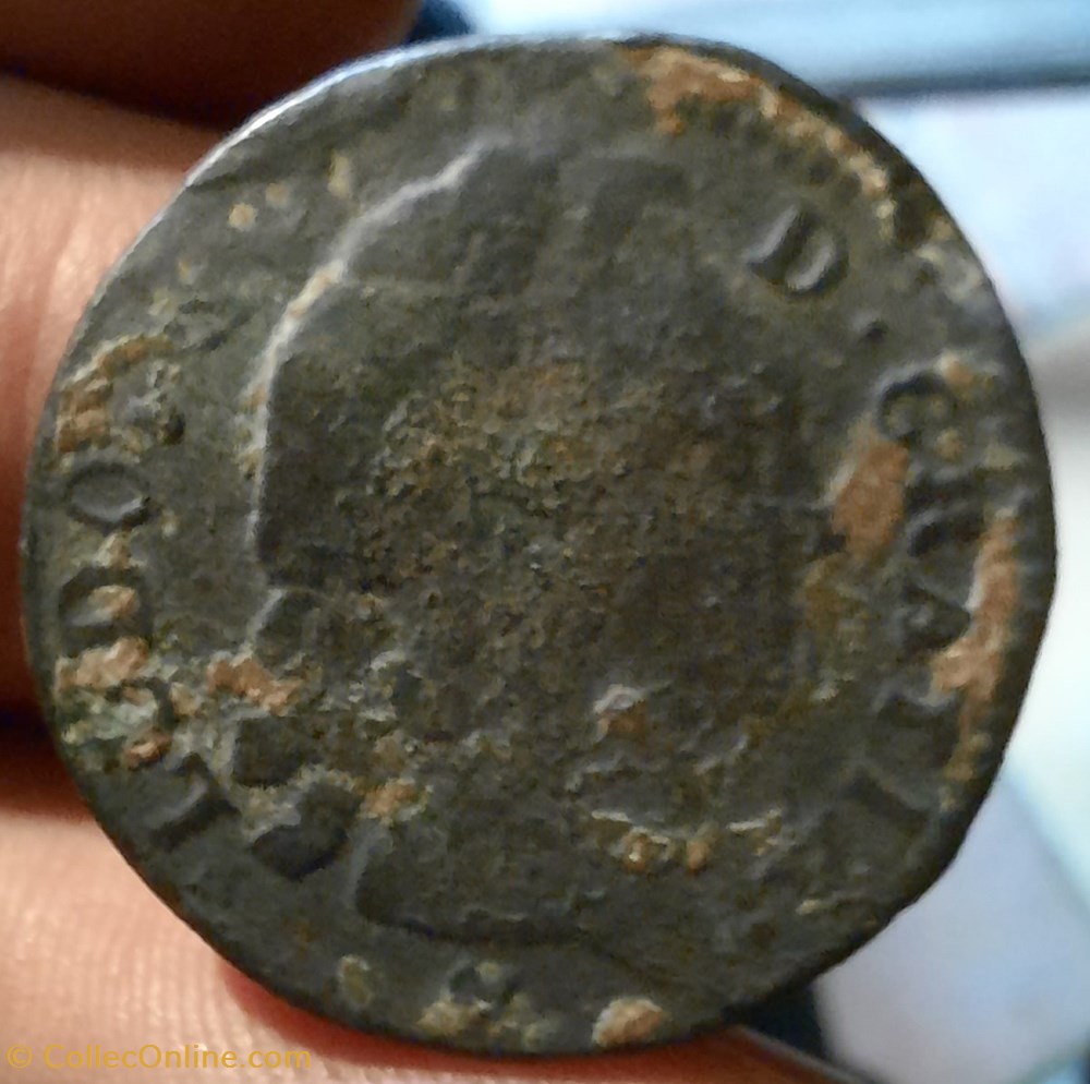 Royale Louis XV Sol dit a l'ecu dit vieille tete monnaies europe medievale france royales royale louis xv sol dit a ecu dit vieille tete