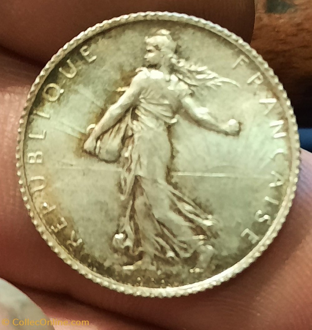 Troisieme Republique 1 Franc Semeuse 1913 monnaies monde france troisieme republique 1 franc semeuse 1913