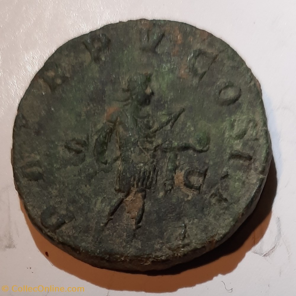 Gordien 3 A/Tete lauree a d R / Empereur a d D27.5 P14.62g C267 RIC 307a monnaie antiquite av jc ap romaine republicaine imperiale gordien 3 a tete lauree a d r empereur a d d27 5 p14 62g c267 ric 307a